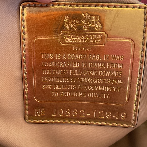 Coach Madison Sabrina in Cherry Red - Picture 9 of 9